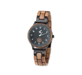 SLYRS Damenuhr - Zifferblatt schwarz